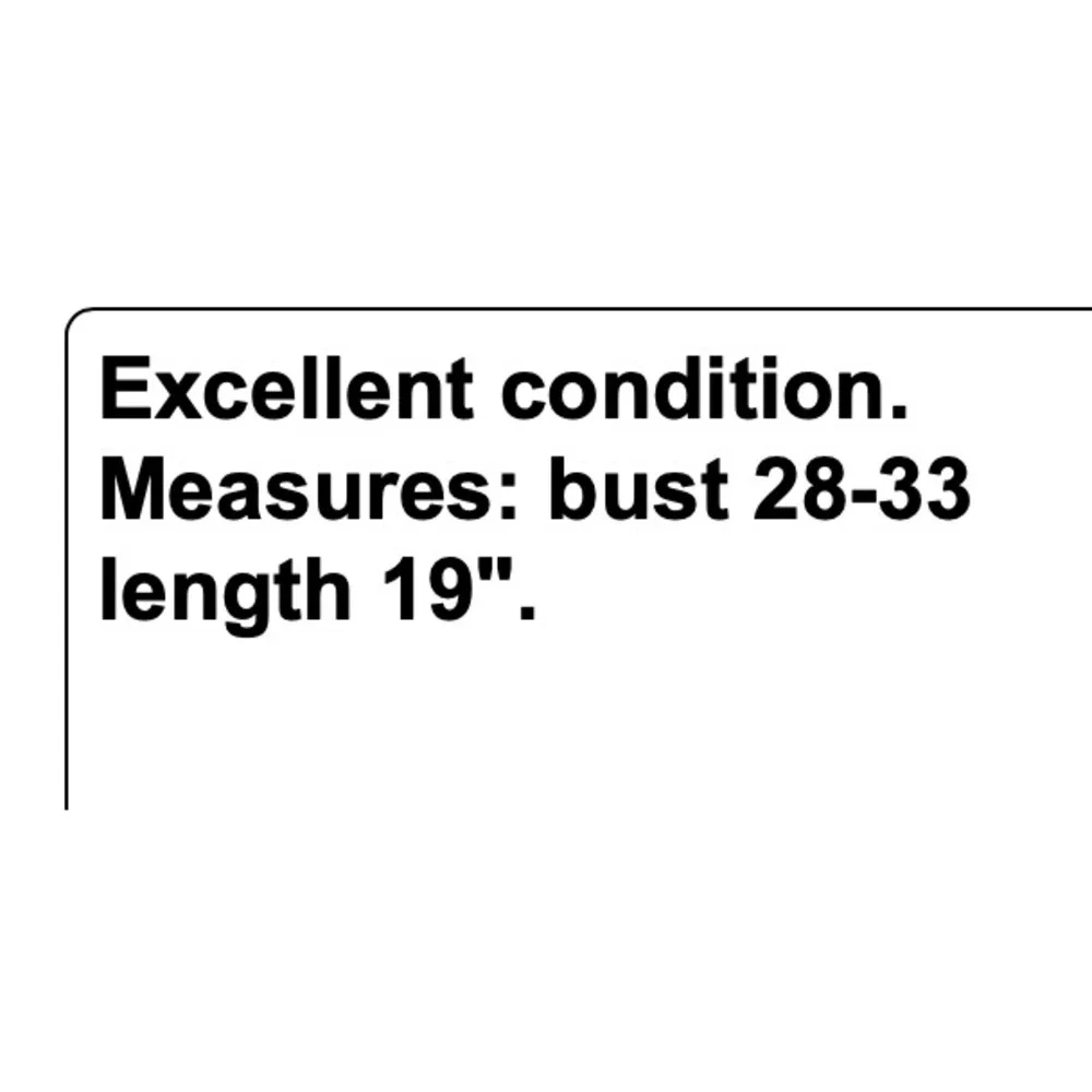Free People excellent measures